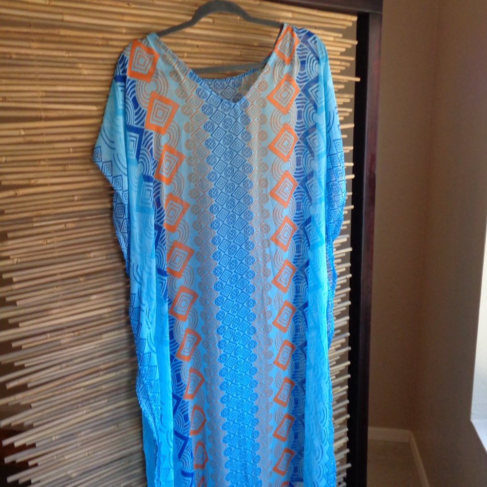 Tropical Beach swimsuit Coverup One size fits all